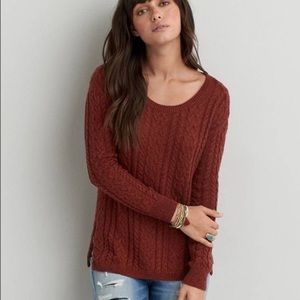 American Eagle Cable Knit Sweater